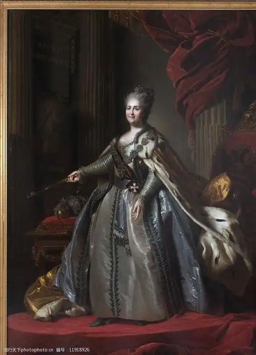 叶卡捷琳娜二世肖像图片
