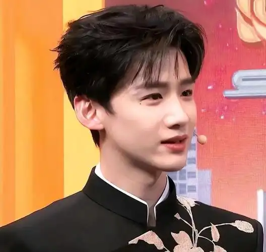 这张照片是白敬亭高中的证件照,青涩的脸庞,黑框眼镜让白敬亭直接成为