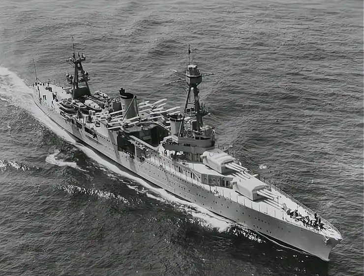 舰船欣赏:美国海军 北安普敦级重巡洋舰