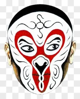 白脸孙悟空脸谱