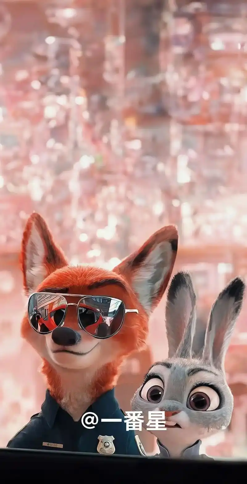 r][蓝色心形r][紫色心形r]  #尼克#朱迪 #疯狂动物城 #壁纸