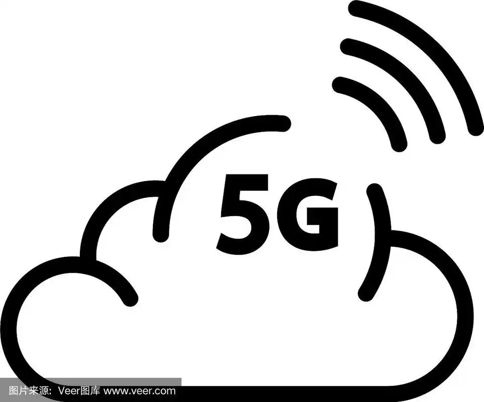5g云图标轮廓风格