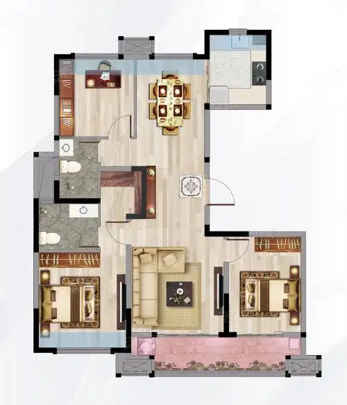 华发中城中央荟户型图