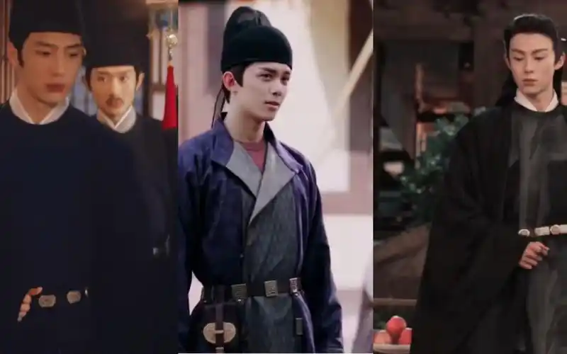 唐制男士汉服 圆领袍,翻领胡服