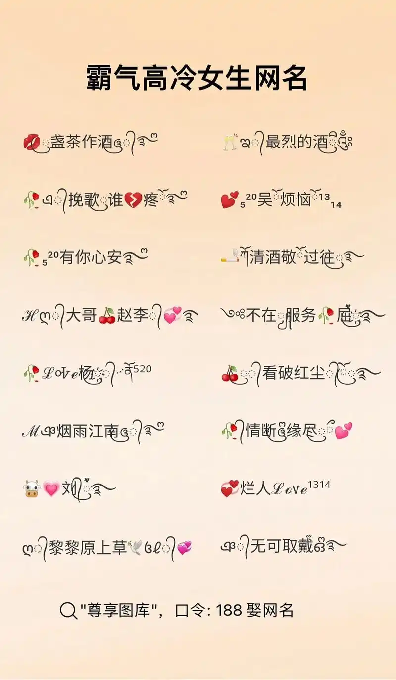 霸气高冷女生网名.伤感有内涵的网名.好听又吸引人的微信昵称. - 抖音