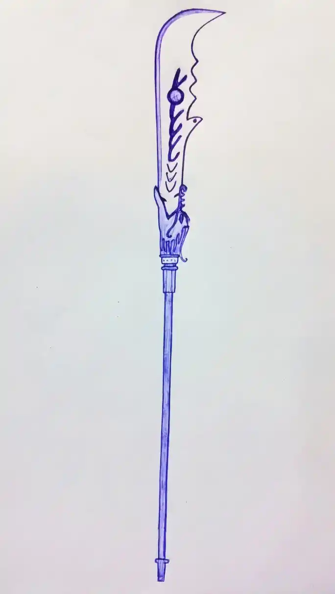 军迷根据 新三国画的"青龙偃月刀"[左捂脸][欧耶]