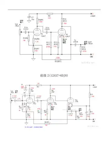 电子管功放电路大全