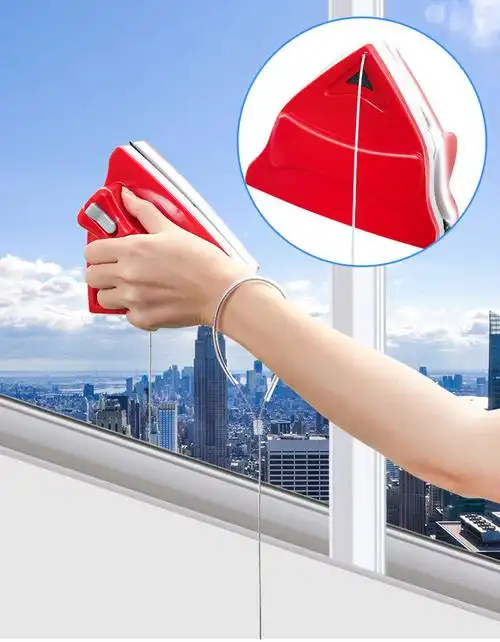 擦玻璃高楼全自动防夹手双面擦窗器家用双层三层玻璃搽刮窗户 8档调节