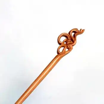 木簪古代手工古风桃木发簪发饰古典复古宫廷中国民族风木簪钗盘发簪子