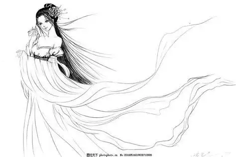铅笔画古装人物简单铅笔画漫画人物古装女2022已更新今日热点