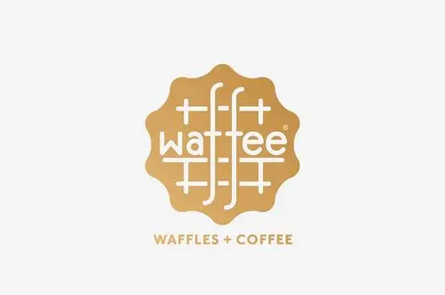 墨尔本 waffee 烘焙店vi 标志设计
