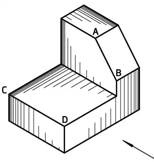 d:正平线和正垂线.答案: 【侧平线和正垂线.