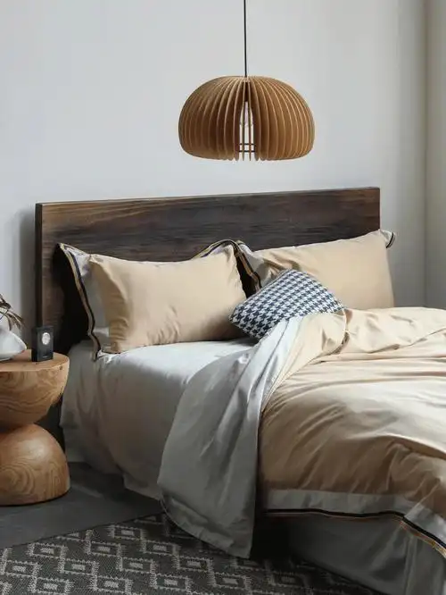 超高档der香槟金北欧风四件套绝绝子