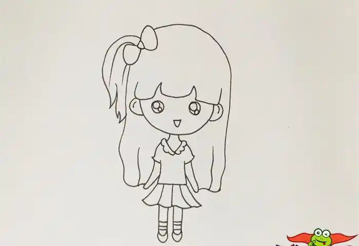 人物简笔画简单人物简笔画简单又好看小女孩