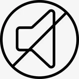声音静音标志图标