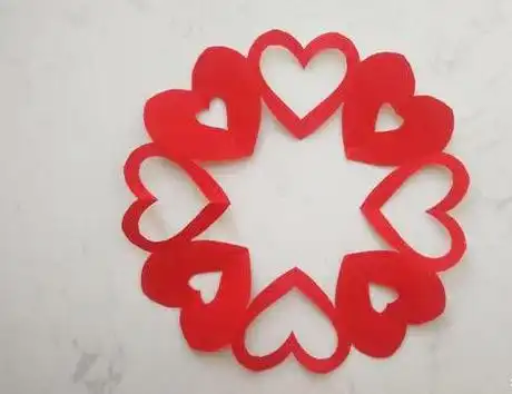 心形窗花剪纸的寓意 手工剪纸图片大全简单-普车都