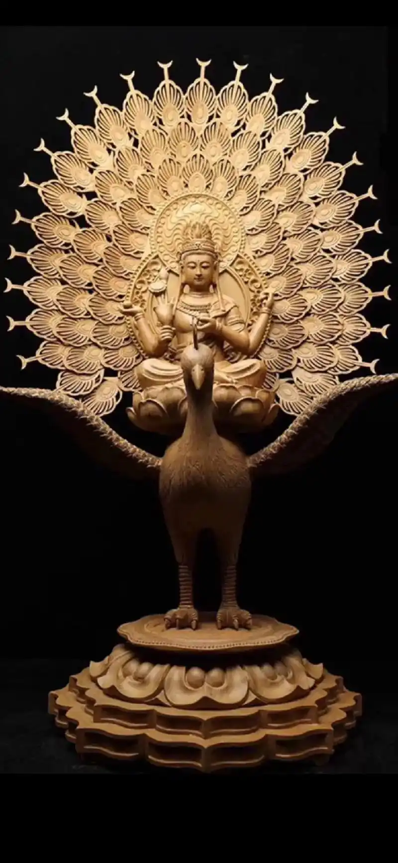 孔雀明王,乃佛母大孔雀明王的简称,2022年最后一天,愿见者 - 抖音