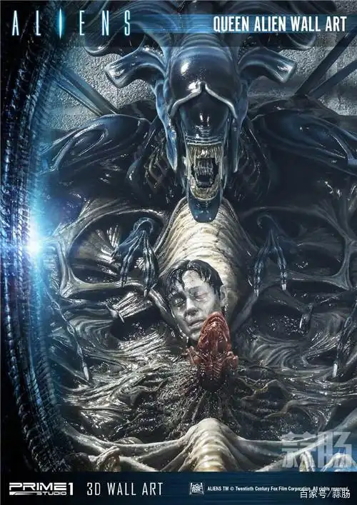 prime 1 studio公布异形女王3d墙上摆件