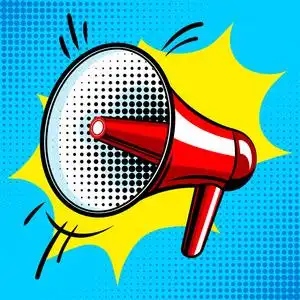 手绘卡通扬声器图片