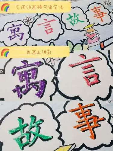 小学书画老师怎么写标题?手抄报万能字体