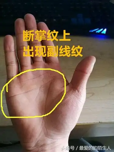 都来看看断掌纹上出现平行副线纹克父母六亲夫妻必分离