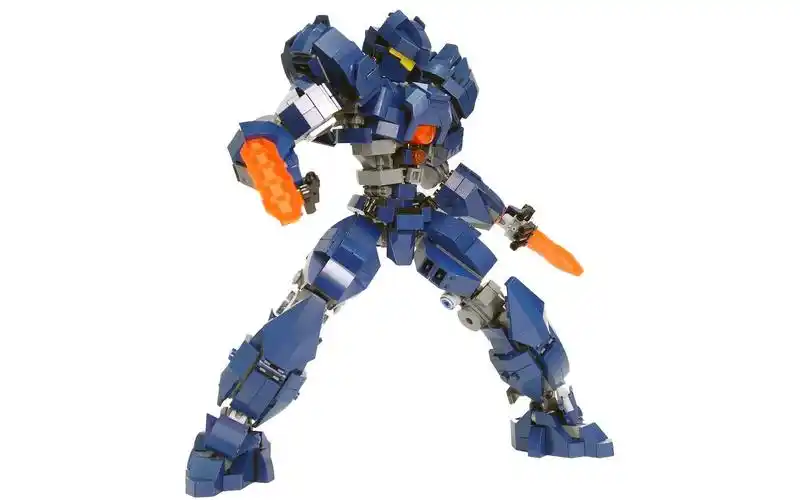 乐高moc教程环太平洋机甲猎人吉普赛复仇者号拼搭指南