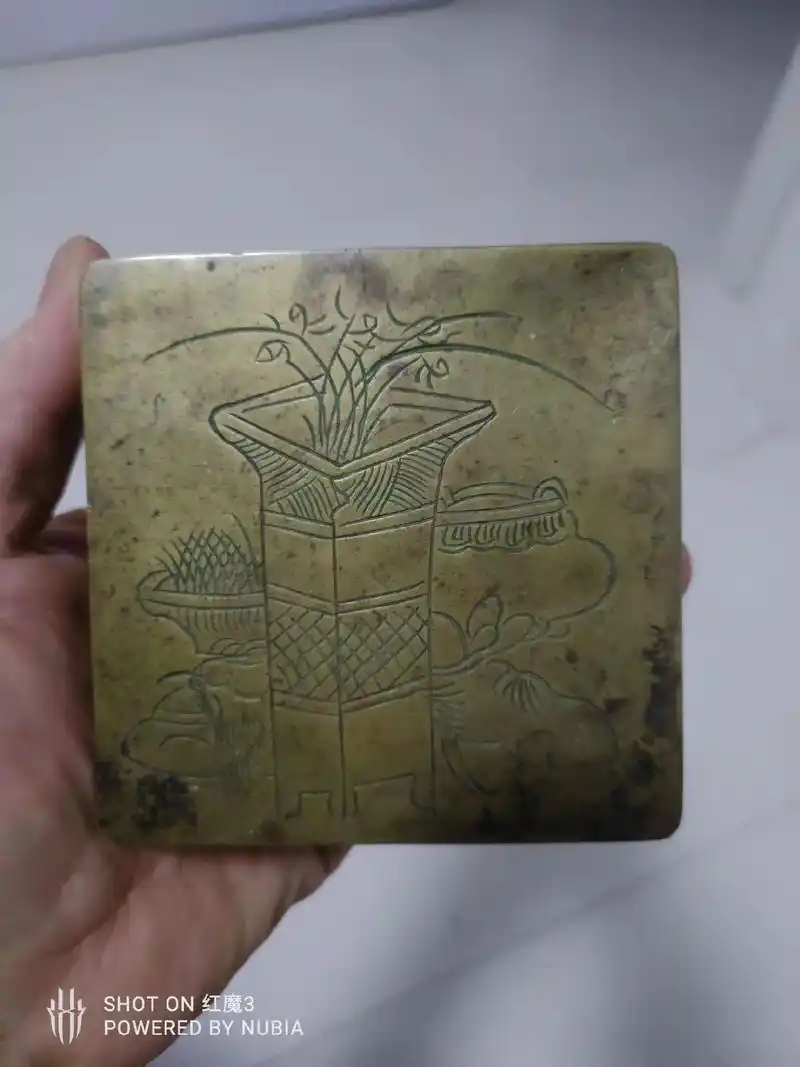铜墨盒 - 玩物深情 - 抖音
