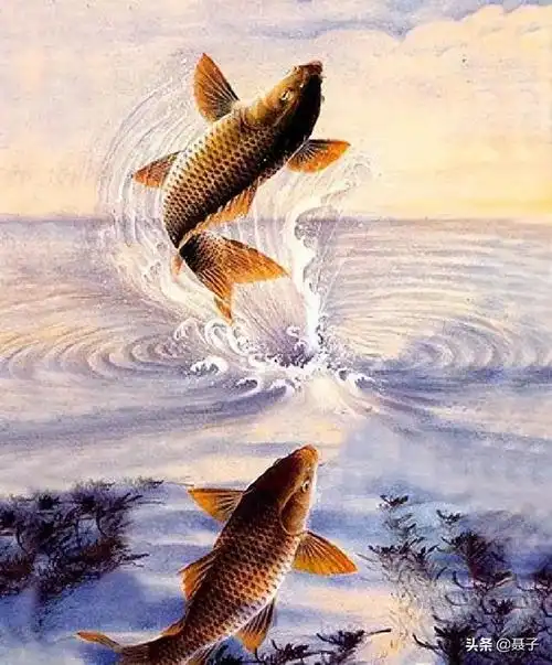 小鲤鱼跳龙门的故事(鲤鱼跃龙门)(7)