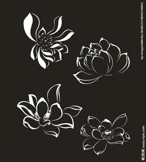 莲花矢量设计图__广告设计_广告设计_设计图库_昵图网nipic.com