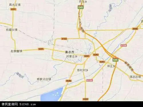 中国 河北省 衡水市 桃城区桃城区卫星地图 本站收录有:2021桃城区