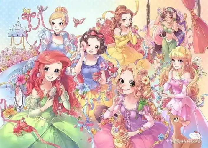 迪士尼公主壁纸来啦