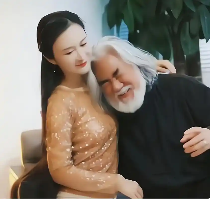 张纪中与老婆杜星霖的照片.