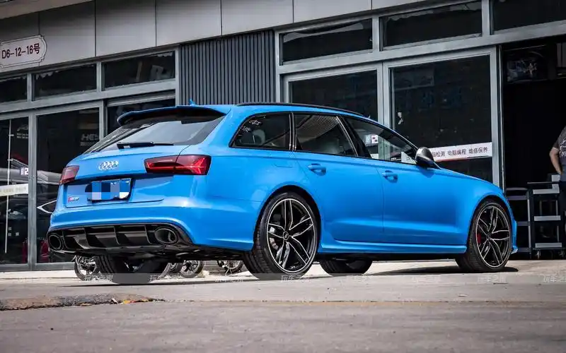 奥迪rs6更换abt轮毂,更加帅气