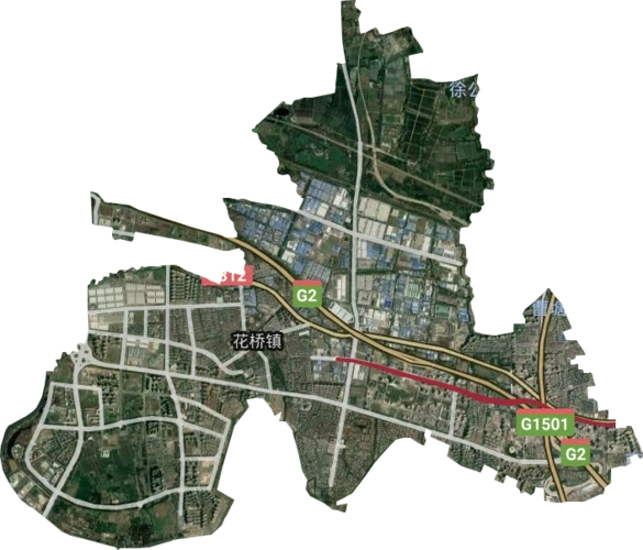 花桥镇高清卫星地图