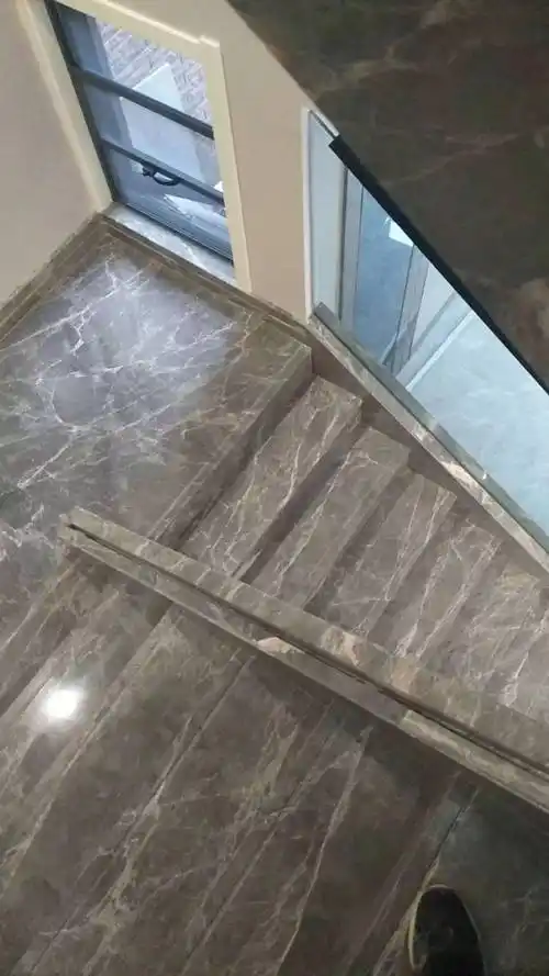 靓丽时尚的灰色大理石楼梯看完你就爱上了