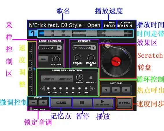 virtual dj 先锋1000模拟dj打碟机教程