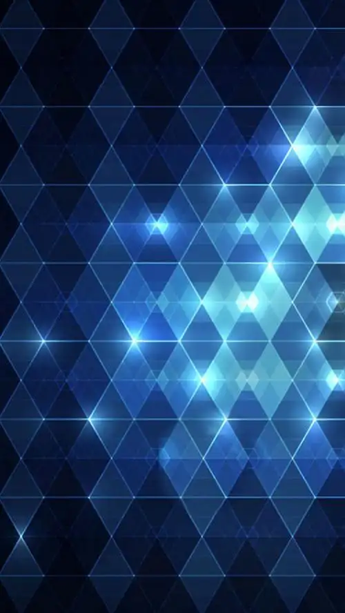 几何蓝色三角形h5背景