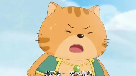 《喜羊羊与灰太狼之异国大营救》灰太狼使用雷鸣闪击中寒冰扇