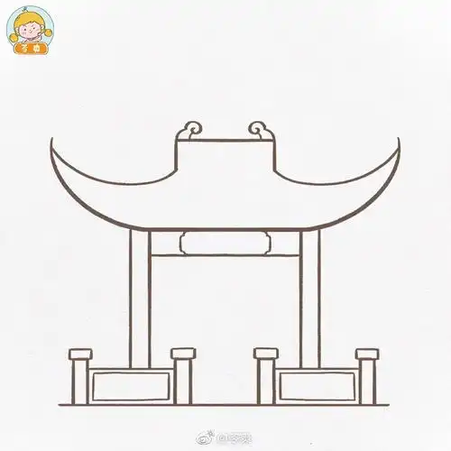 古代人简笔画男女(古风简笔大全!