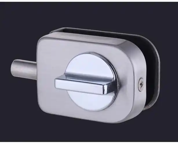 不锈钢玻璃门插销锁单门酒店浴室地锁卫生间固定地插