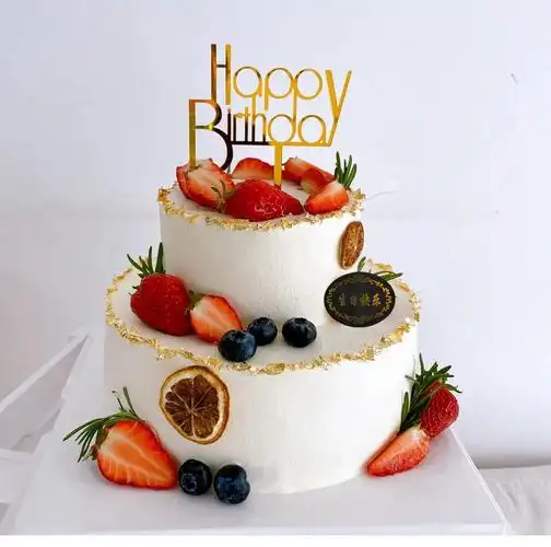 蛋糕模型2021新款网红水果奶油裱花塑胶橱窗样品定制道具06160销量