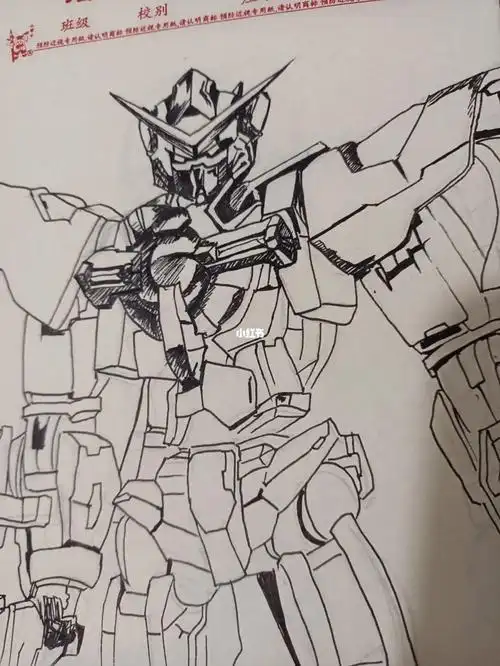 日常  #高达 #能天使 #绘画