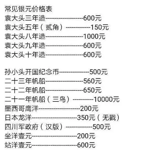 三年袁大头价值多少