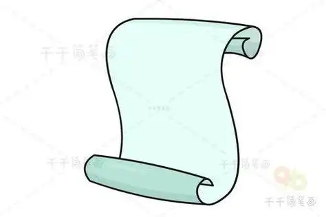 纸的简笔画纸的简笔画图片大全