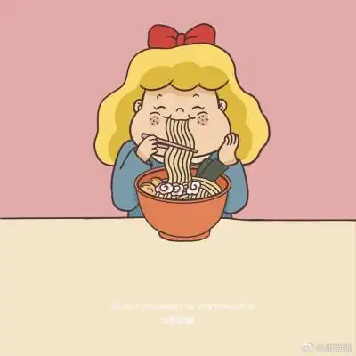 胖嘟嘟可爱女生吃东西 头像 原野趣