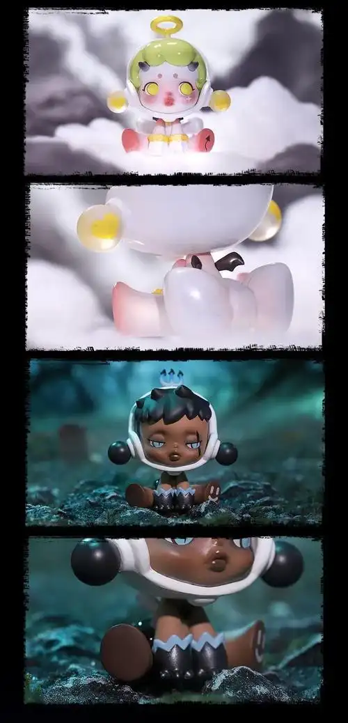 泡泡·玛特skullpanda密林古堡系列盲盒潮玩公仔礼物摆件 黑管家 确认