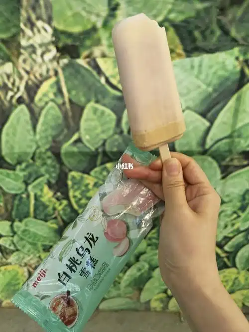 meiji白桃乌龙雪糕