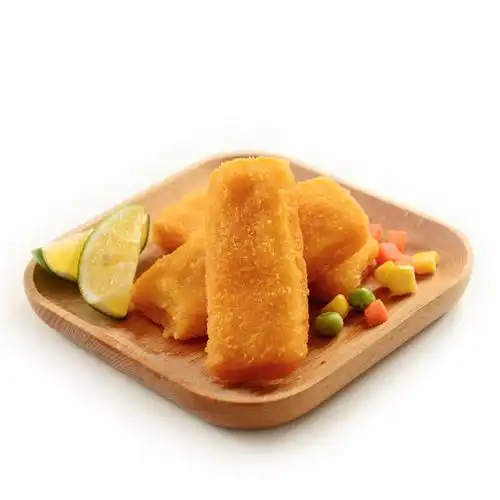 爱吃鱼 冷冻裹面包糠真鳕鱼条 480g 12块 盒装 自营海鲜水产