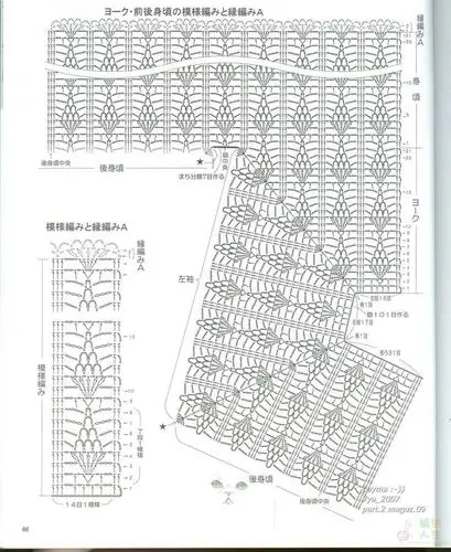 【转载】菠萝花钩衣 (附图解)