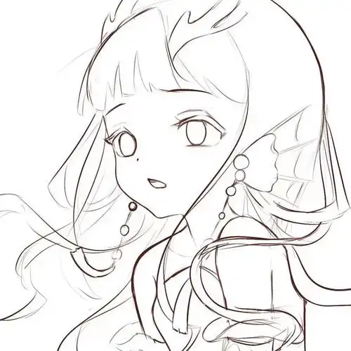 王者荣耀  #王者荣耀西施  #西施  #绘画过程  #西施游龙清影-冉烫